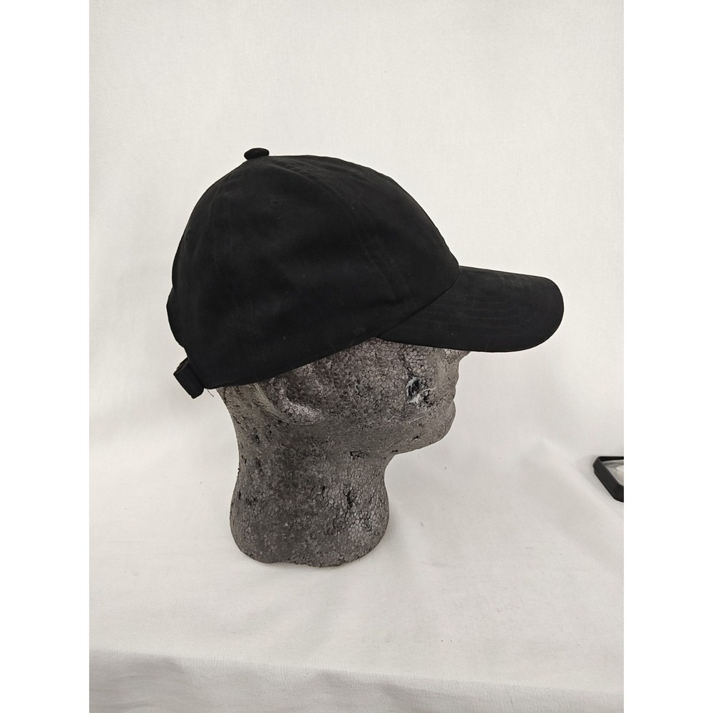 Adidas Suede Look Embossed Black hat cap adult Trefoil Adjustable OSFM 07/2021 - Picture 4 of 10